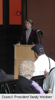 Common Council President Sandy Weidner